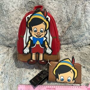 Disney Loungefly Pinocchio Marionette Mini Backpack